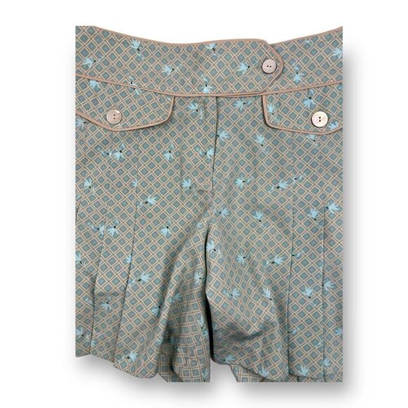 IZOD XFG Golf Pleated Culotte Shorts Size 10 - Picture 3 of 6